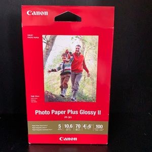 Canon 4x6” Glossy II Photo Paper